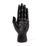 Zwarte mantra hand tarot handpalm