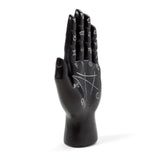 Zwarte mantra hand tarot handpalm