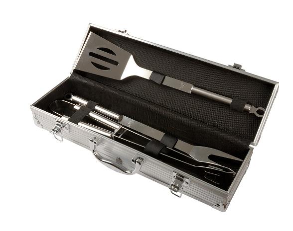 Master grill accessoire set voor barbecue 3szt.prof geval