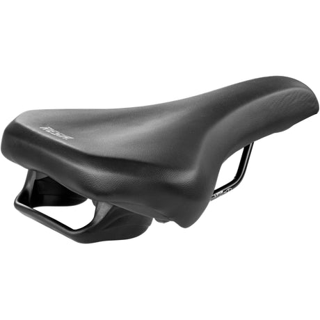 Selle monte grappa monte grappa zadel resia met handgreep skai zwart