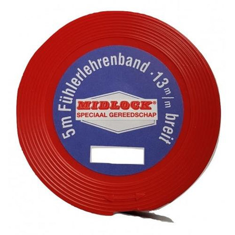 Midlock voelerlint 0.08mm op rol (5mtr)