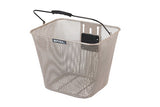 Basil b.v. fietsmand basil bilbao kf bevestiging 26 x 22 x 27 cm - nude metallic