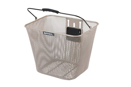 Basil b.v. basil mand bilboa afneembaar klickfix nude metallic 10238