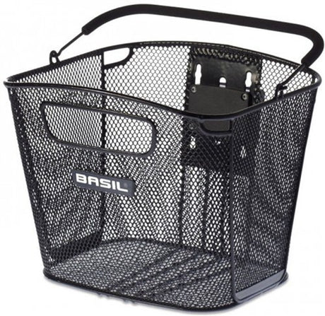 Basil Bold Front KF - fietsmand - voorop - zwart