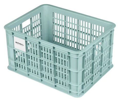 Basil pvc krat groot 40l silver blue 21164