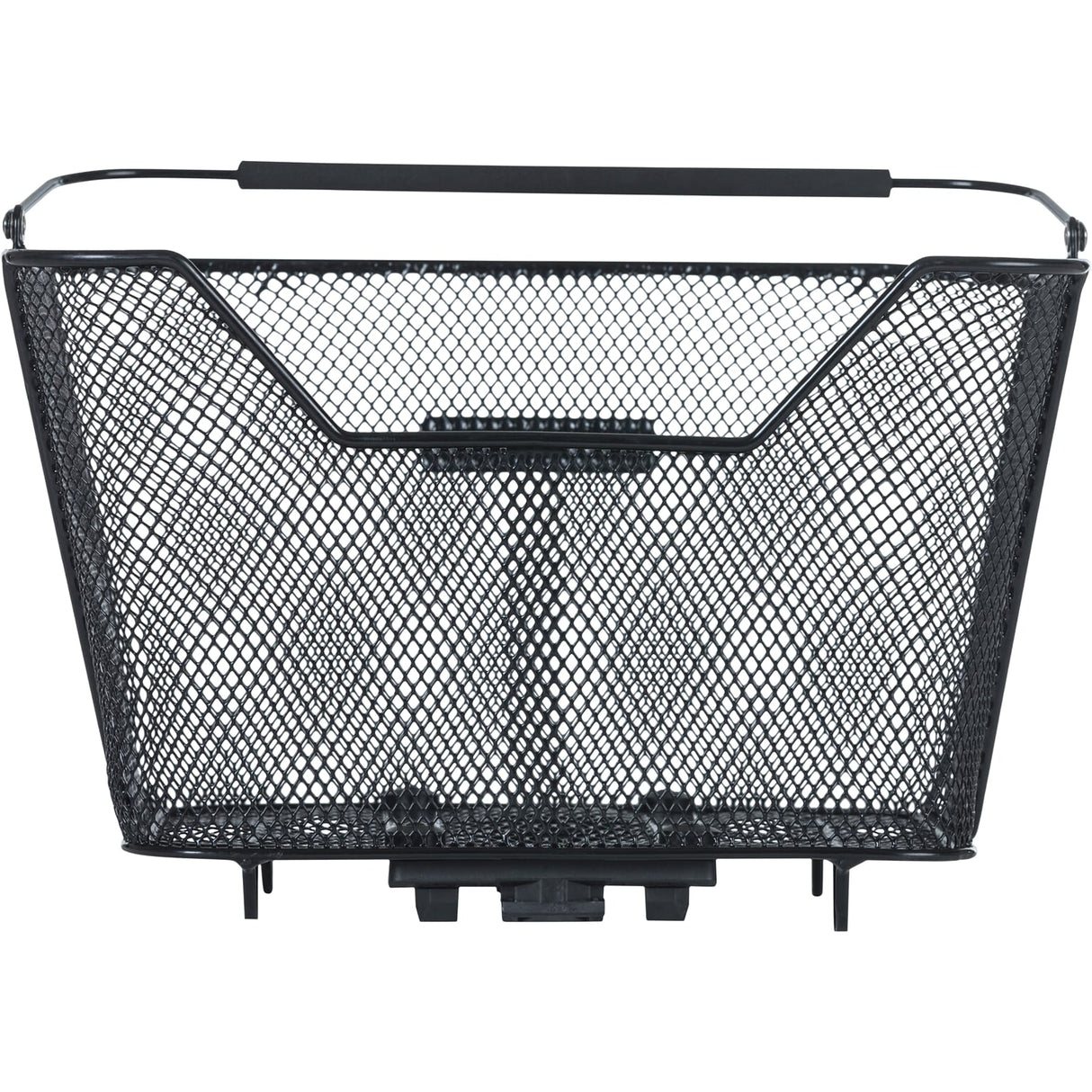 Basil Lesto Mik bicycle basket on the back black