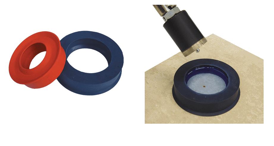 Montolit rubber zuignap voor nat boren vtkit kpl 2szt. 40 + 60mm