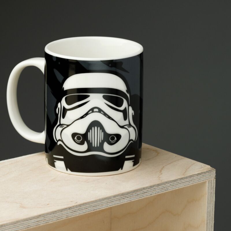 The original stormtrooper zwart porselein mok