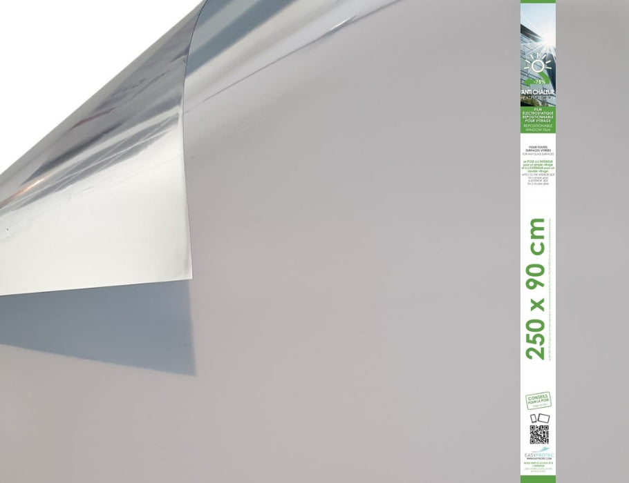 Maclean statische raamfolie - warmtewerend - 90x250cm
