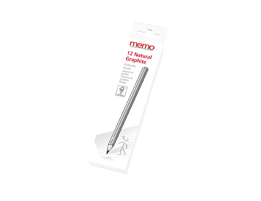 Memo potlood - fsc - 12 stuks