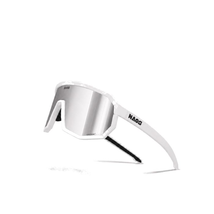 Naos helbo f - regular - matte white silver