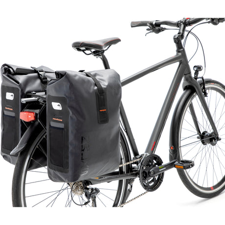 Newlooxs tas varo waterdicht double mik 2.0 zwart | 40l
