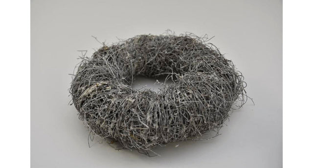 Salimkrans 20x6cm rond white-wash