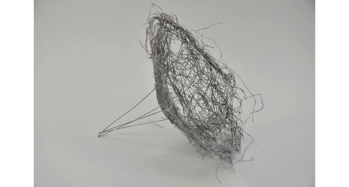 Salim boekethouder ''trechter'' 20cm white-wash