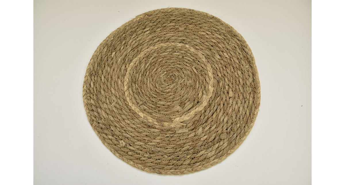 Placemat grass ø 40cm natural