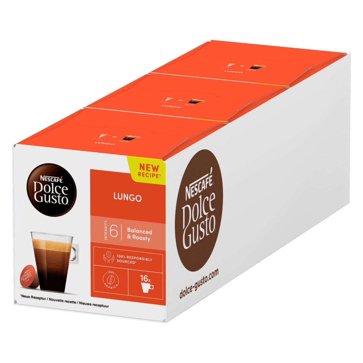 Nescafe dolce gusto nescafé dolce gusto capsules lungo - 48 koffiecups voor 48 koppen koffie