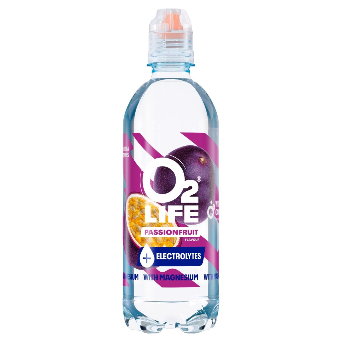 O2life passionfruit electrolytes (12x 500 ml)