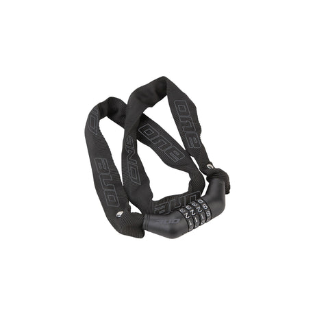 One kettingcijferslot 4.90 4mm 90cm black grey