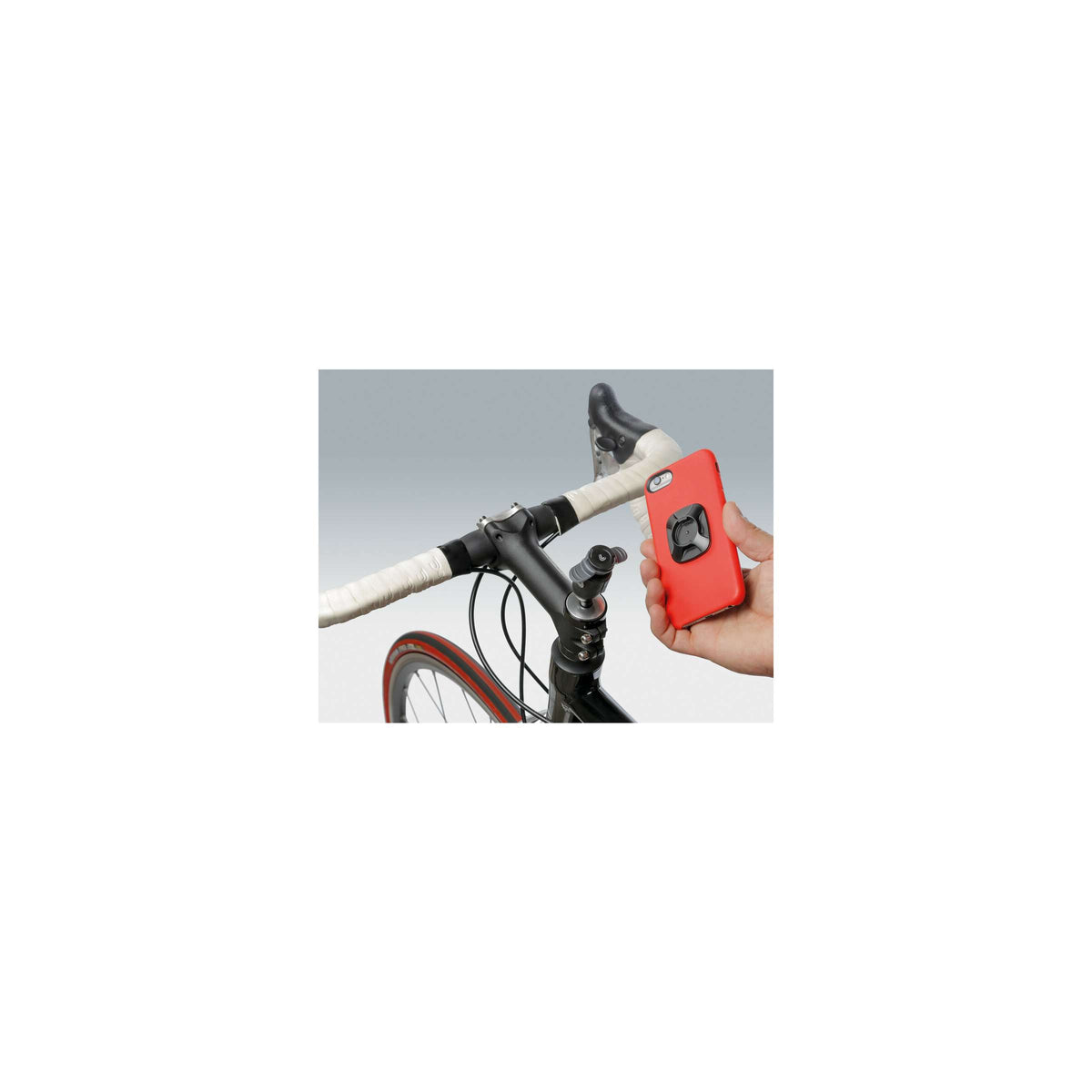 Optiline duolock universele adapter - zwart - met 3m adhesive one size