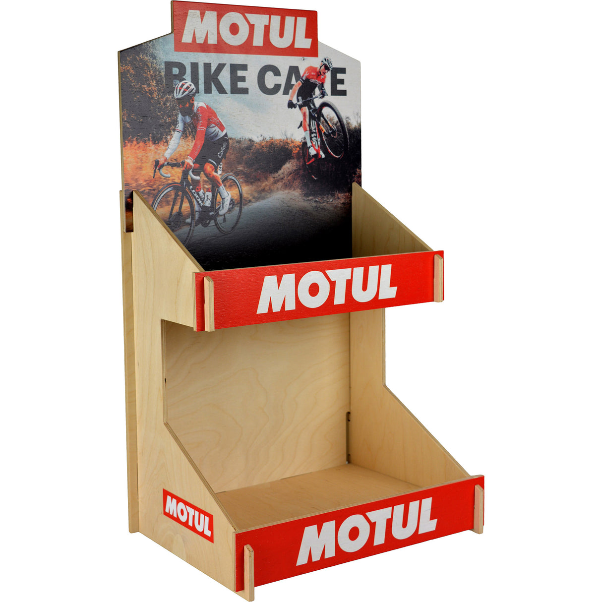Schwalbe motul counterdisplay hout (leeg)