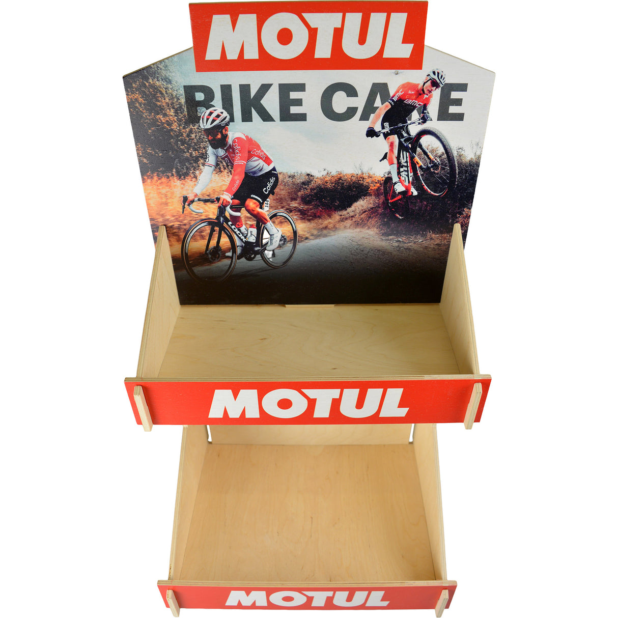 Schwalbe motul counterdisplay hout (leeg)