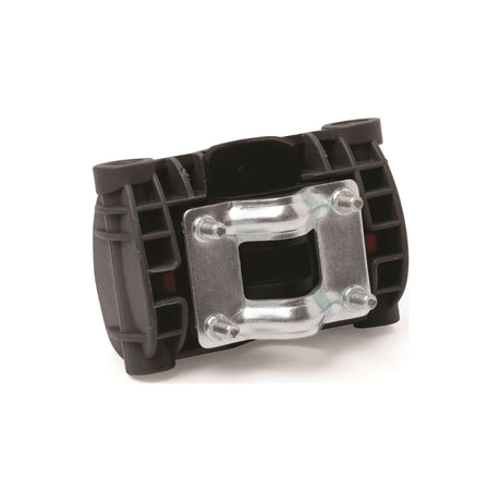 adapter achterzitje 10 cm framebevestiging zwart