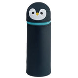 Adoramals pinguïn siliconen staand potloodetui