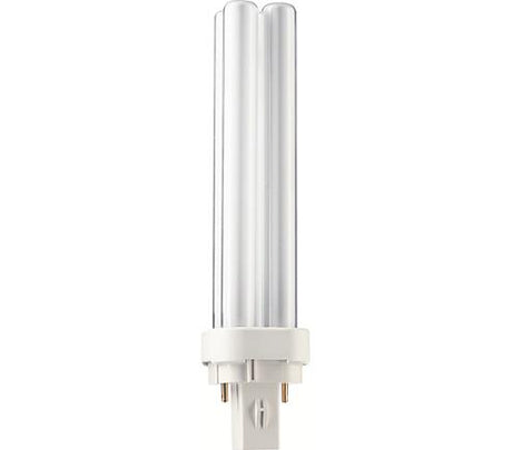 Philips master pl-c lamp 18w 827 2p g24d-3 extra warm wit