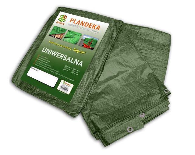 Bradas groene dekzeil 90g 5* 8m