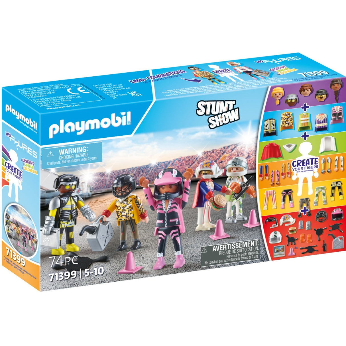 PlayMobil City Life meng Figuren: Stunts 71399