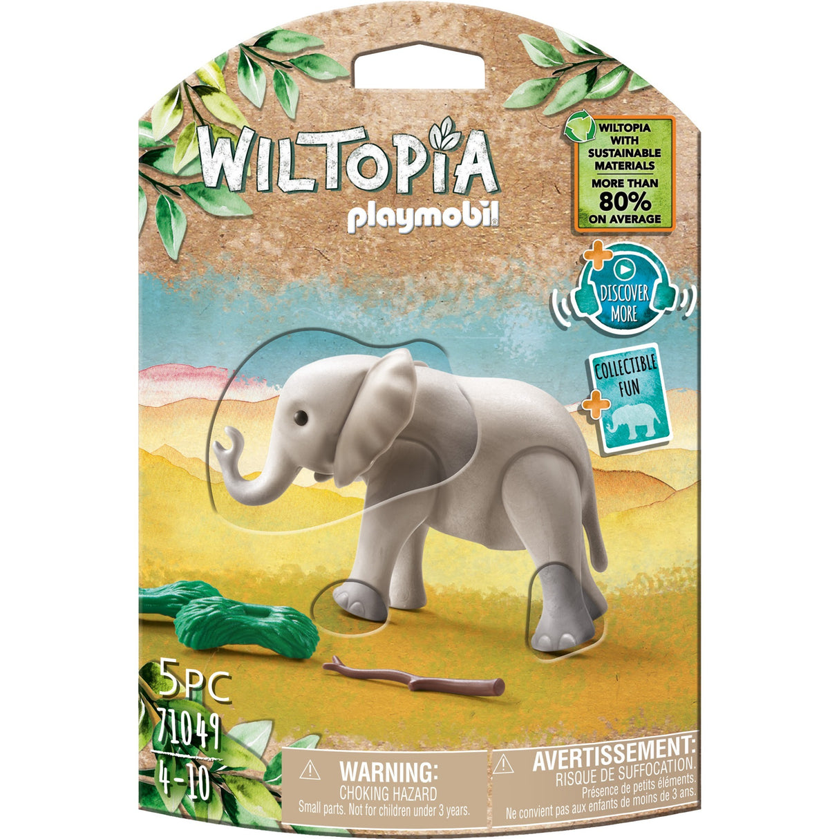 Playmobil wiltopia bébé éléphant 71049