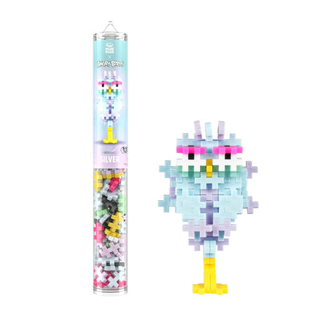 Plus plus plus-plus angry birds film zilver - 110 stuks tube (4433)
