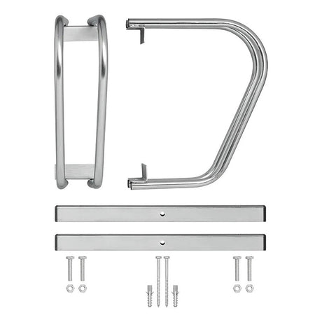 Superior proplus fietsenrek voor 2 fietsen muur of grond staal