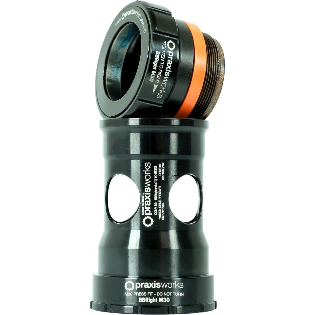 Praxis Bottom Suprandet Adapter M30 Bbright Road 79 mm