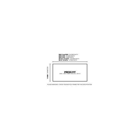 Praxis trapas adapter m30 bb86 road bmx bb90 bb92 mtb
