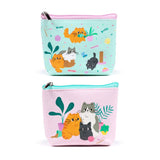 Beans co katten pvc portomonnee