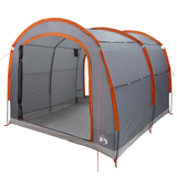 Vidaxl tent grijs en oranje 268 x 240 x 191 cm polyester waterdicht