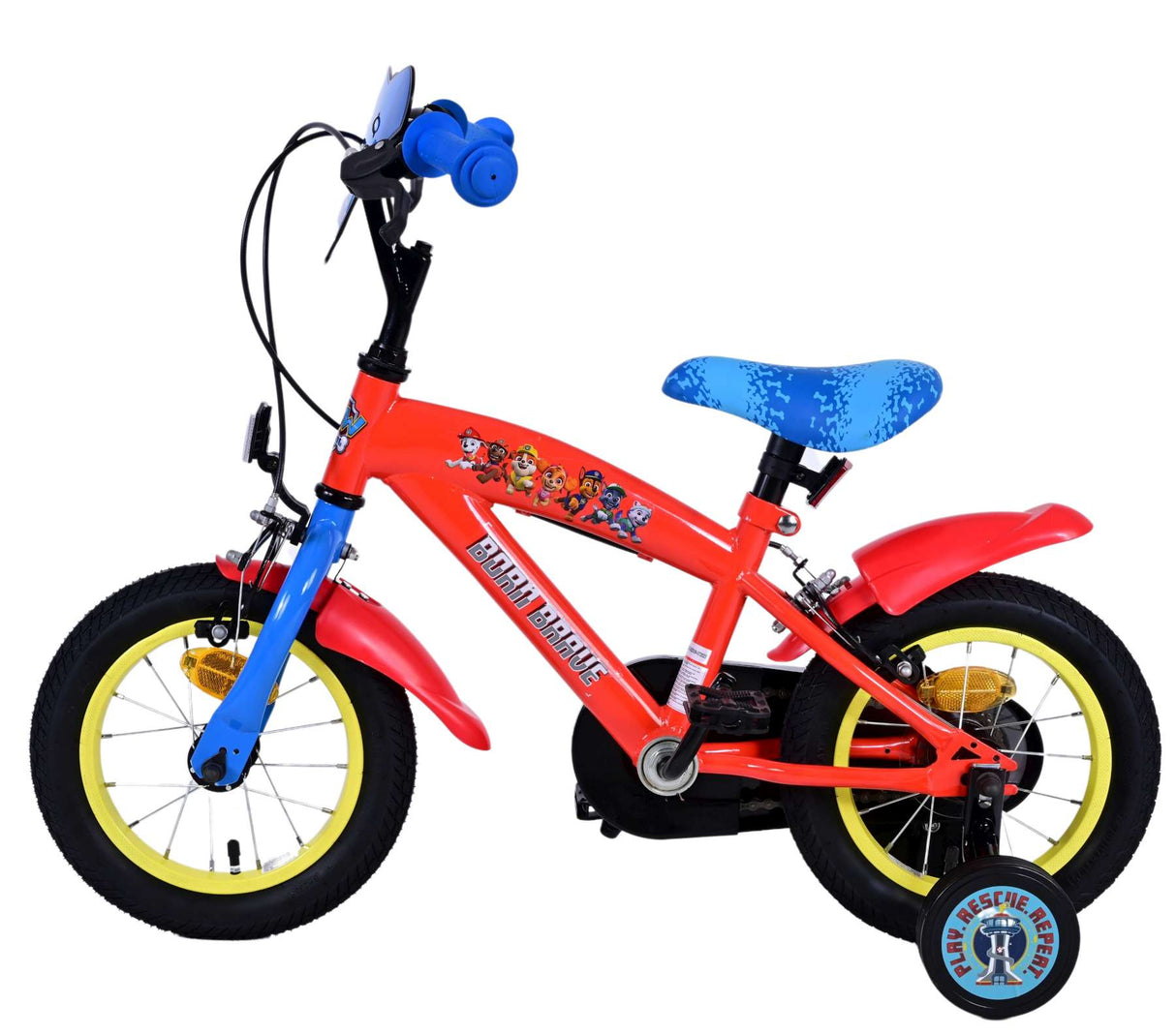 PAW PATROL Patrol Bike Bike Boys 12 pulgadas Dos frenos de mano