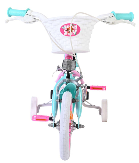 Paw patrol kinderfiets - meisjes - 12 inch - roze - twee handremmen