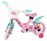 Volare paw patrol kinderfiets - meisjes - 12 inch - roze - twee handremmen