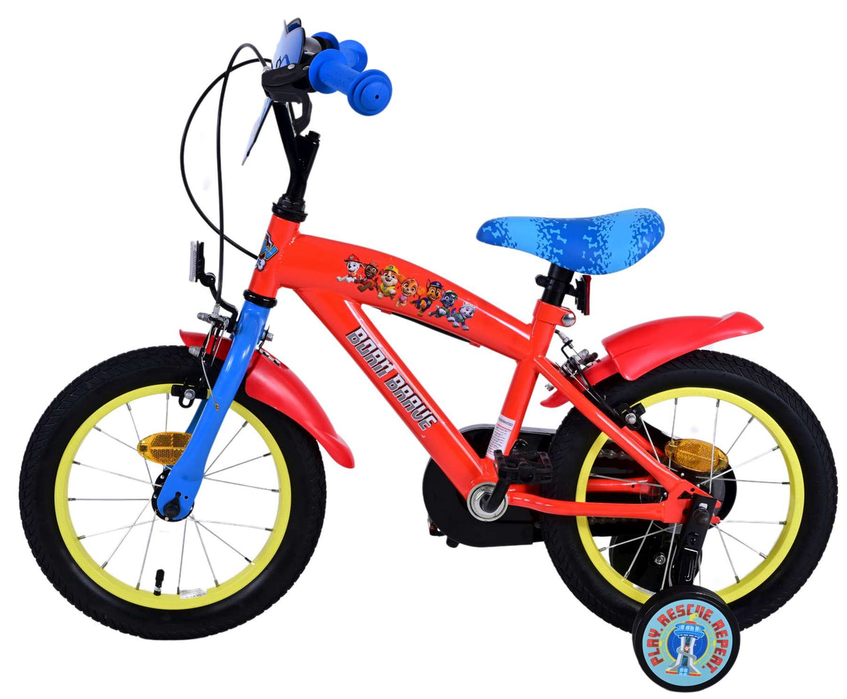 Paw Patrol Children's Bike Boys 14 palcové dvě ruční brzdy