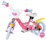 Volare peppa pig kinderfiets - meisjes - 12 inch - roze - twee handremmen