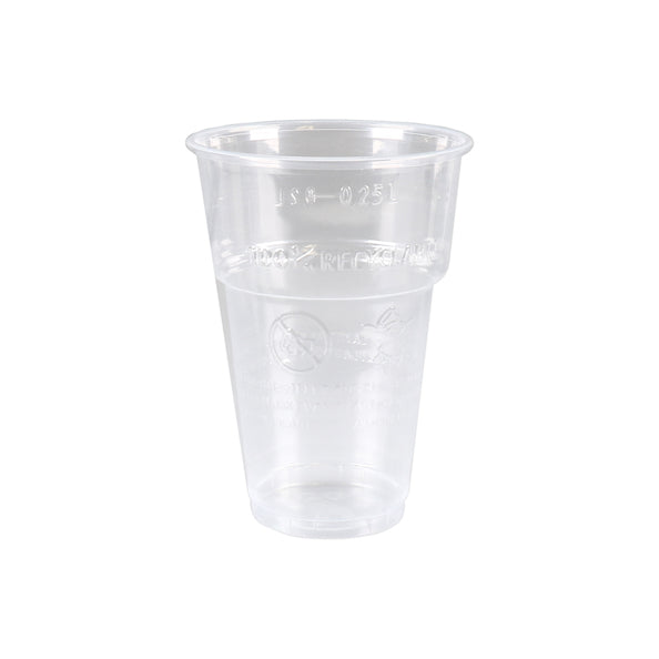 Plastic bierglas zacht (1000x 250cc) 433 (proppy)