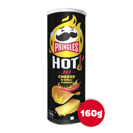 Pringles hot cheese chili (19x 160gr)