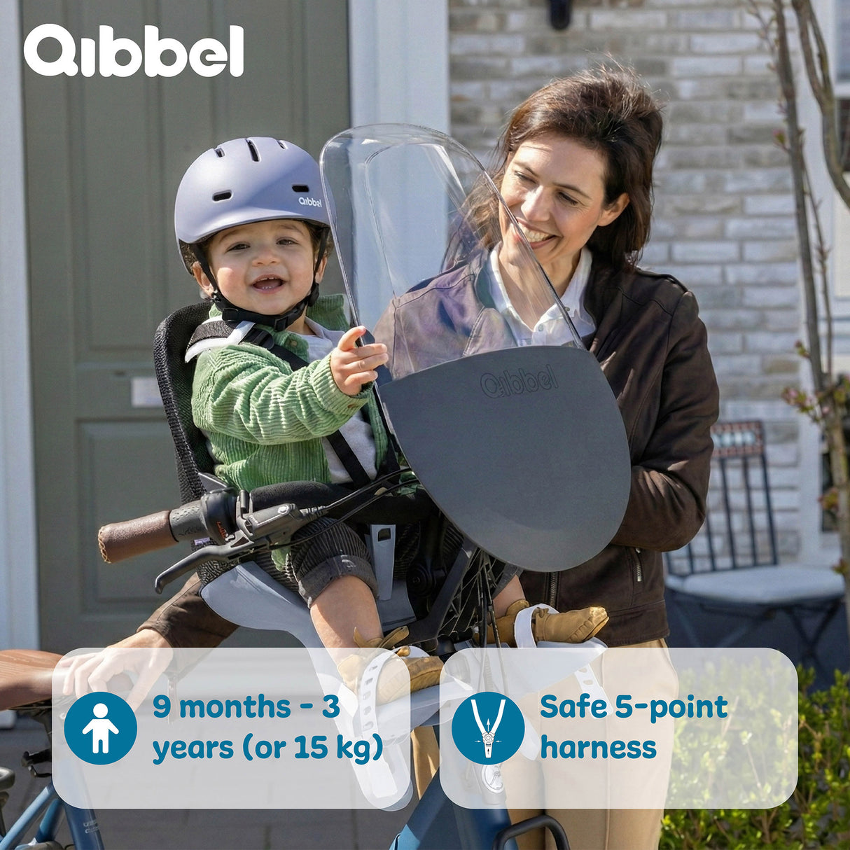 Qibbel voorzitje air bruin
