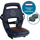 Qibbel achterzitje junior 6+ bagagedrager blauw