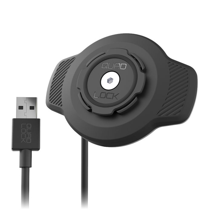 Quad lock waterproof wireless charging head - e-bike