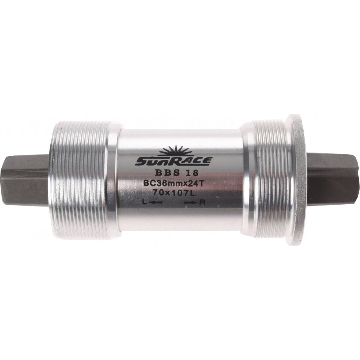 Sunrace bracketas k.lager alu-cup 107mm ital.