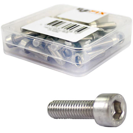 Bofix inbusbout m2x6 rvs (25st)