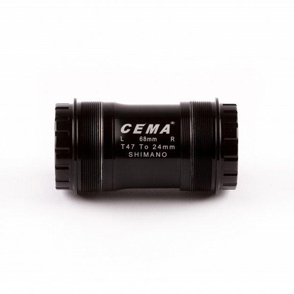 Cema Bracketas T47 SRAM DUB -RVS -zwart